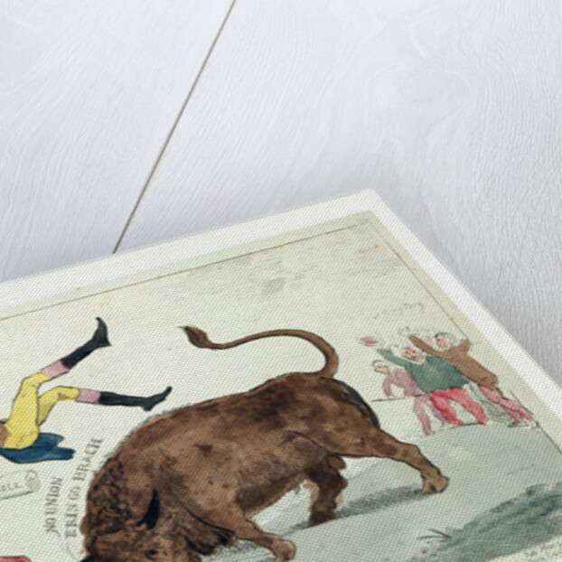 The Irish bull broke loose by Isaac Cruikshank