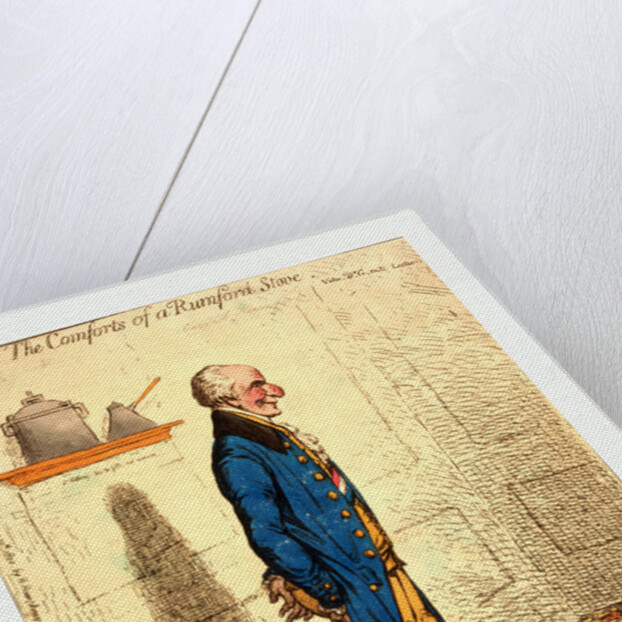 The comforts of a Rumford stove Vide Dr. G-rn-ts lectures / by James Gillray