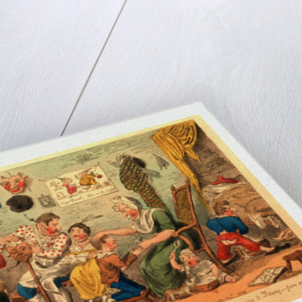 The strollers progress plte 1st. A peep at Black Jack's origin previous to his going to Douay, Cruikshank, invt. by Anonymous