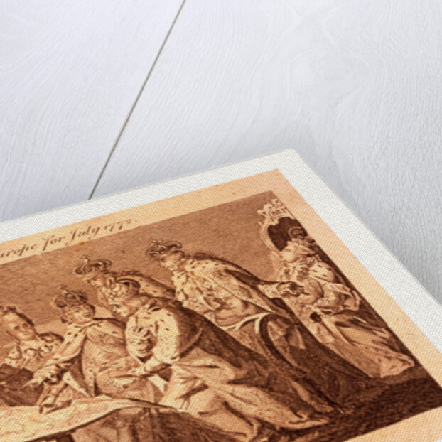 Picture of Europe for July 1772 by Anonymous