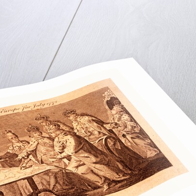 Picture of Europe for July 1772 by Anonymous