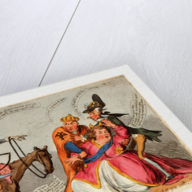 Taming of the shrew, Katharine and Petruchio, The modern Quixotte, or, what you will by James Gillray