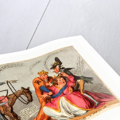 Taming of the shrew, Katharine and Petruchio, The modern Quixotte, or, what you will by James Gillray