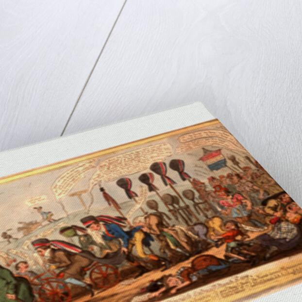 The funeral procession of the rump by George Cruikshank