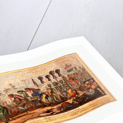The funeral procession of the rump by George Cruikshank