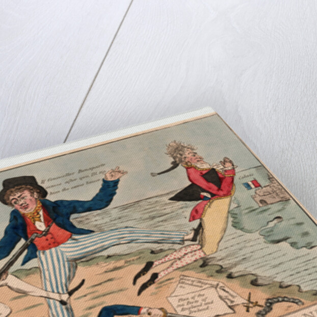 John Bull fighting the French single handed by Anonymous