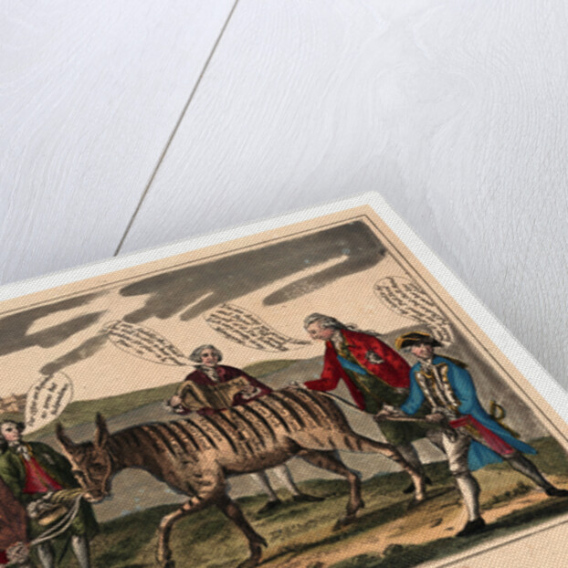 The curious zebra alive from America! by Anonymous