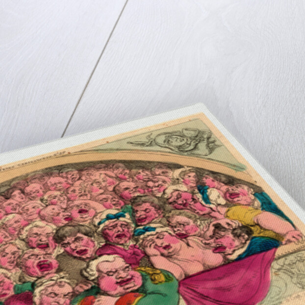 Pidgeon hole. A Convent by Thomas Rowlandson