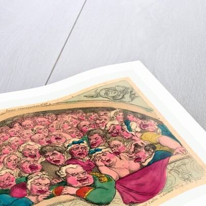 Pidgeon hole. A Convent by Thomas Rowlandson