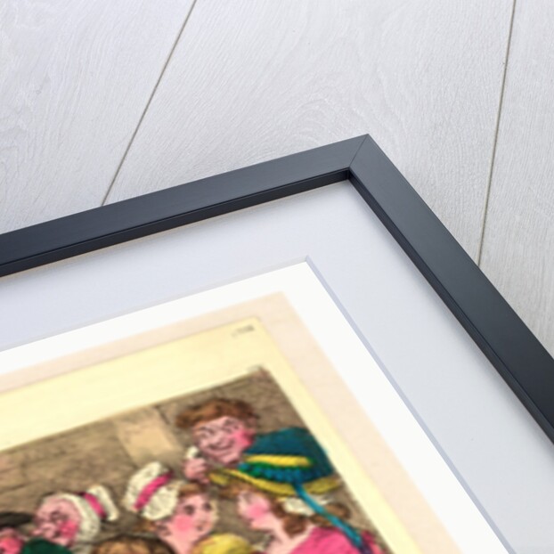 Comedy in the country. Tragedy in London by Thomas Rowlandson