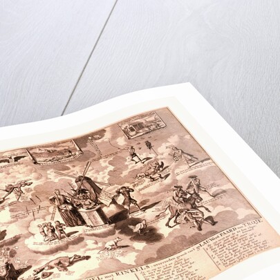 De verslagen actionist in de stoel met rinkels, overreeden geweest van't geLauwerd Paard van Troje by Anonymous