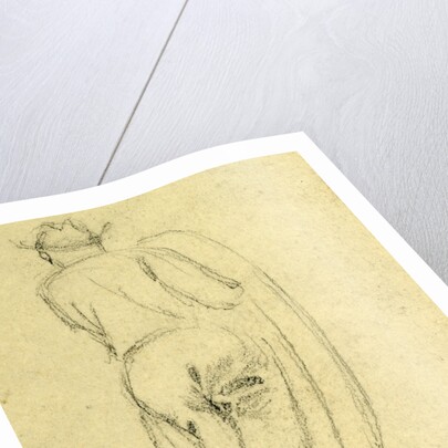 Full length rear view of man by Anonymous