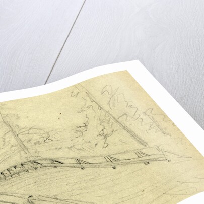 A bridge across a river by Anonymous