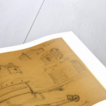 Hitching post, Virginia by Anonymous