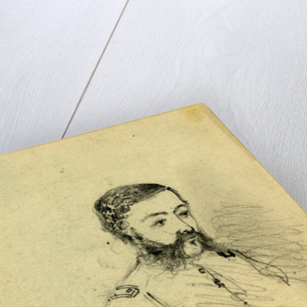 Bust portrait of an officer by Anonymous