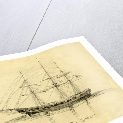 U.S. Sloop of War Dale by Alfred R Waud