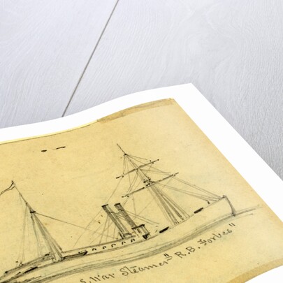 U.S. War Steamer R.B. Forbes by Alfred R Waud