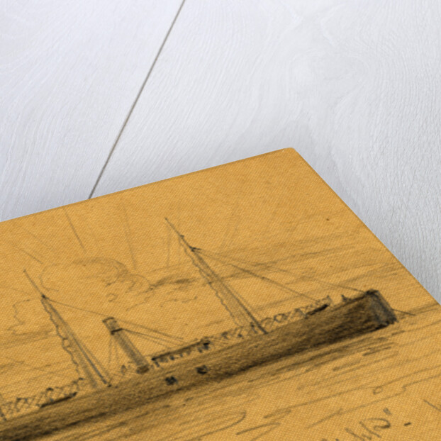 U.S. Gun Boat Daylight by Alfred R Waud