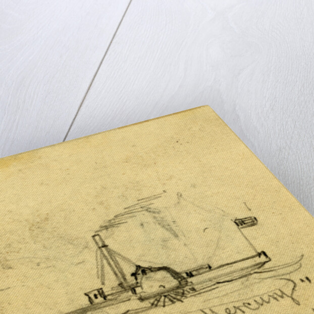 U.S. Tug Boat Mercury by Alfred R Waud