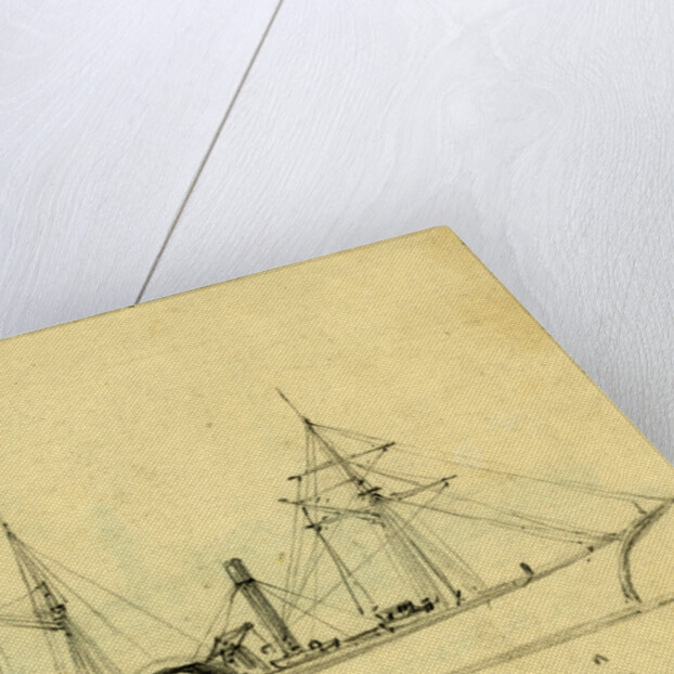 U.S. Transport Cahawba by Alfred R Waud