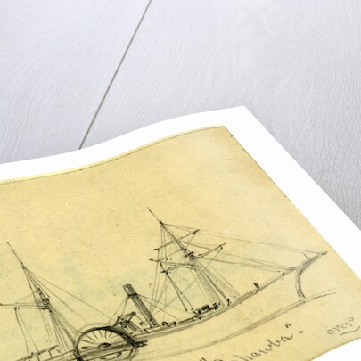 U.S. Transport Cahawba by Alfred R Waud