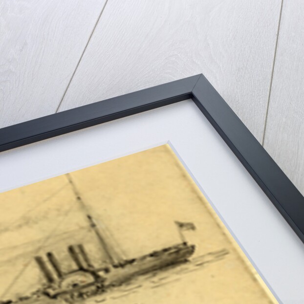 Broadside views of three sidewheel steamships: U.S. Transport Ericcson, U.S. Transport Mayflower, and U.S. Transport Empire City by Alfred R Waud