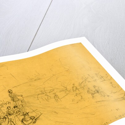 Wounded taken from out the fire, left of Kennesaw by Alfred R Waud