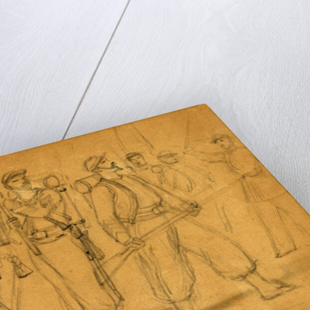 Elsworths Chicago Zouaves, 1861 by Alfred R Waud