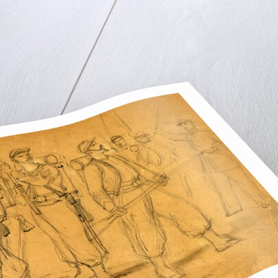 Elsworths Chicago Zouaves, 1861 by Alfred R Waud