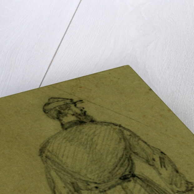 Single figure in uniform, seen from the rear by Alfred R Waud