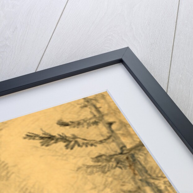 Building military bridges. Making charcoal for the army force by Alfred R Waud