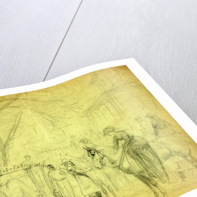 The hitching post, Va by Alfred R Waud