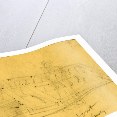 Long boat, U.S. Navy by Alfred R Waud