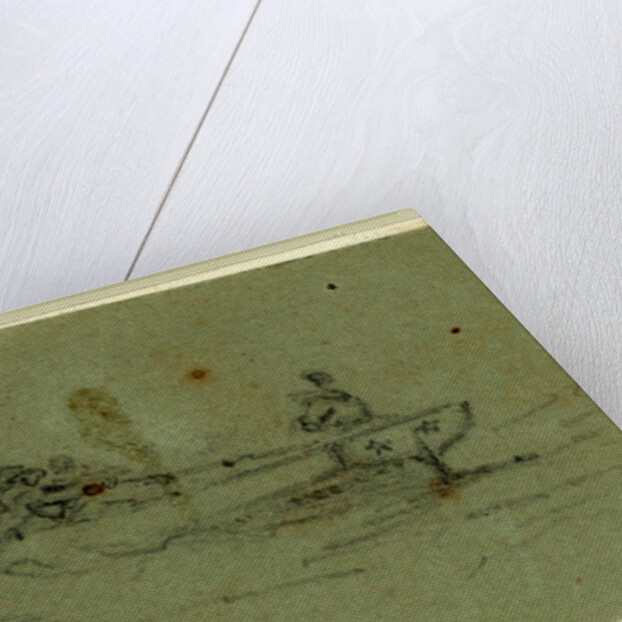 Longboat by Alfred R Waud