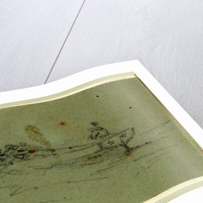 Longboat by Alfred R Waud