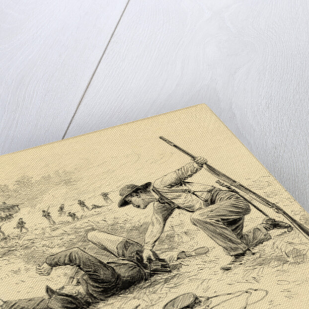 Spare cartridges, 1864 by Alfred R Waud