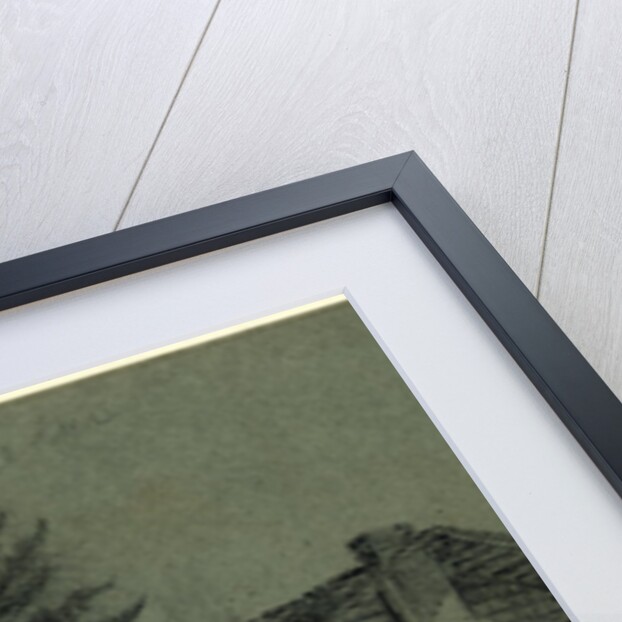 The Snodgrass House on the battlefield of Chickamauga by Alfred R Waud