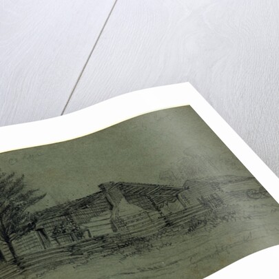 The Snodgrass House on the battlefield of Chickamauga by Alfred R Waud