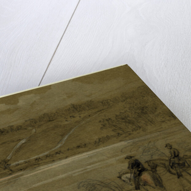 8th Penn Cavalry, crossing at Ely's Ford, before battle of Chancellorsville, 1863 April-May by Alfred R Waud