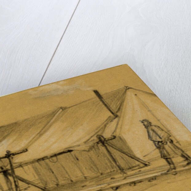 Adjutant Generals office head quarters, Army of the Potomac, 1863 ca. March by Alfred R Waud