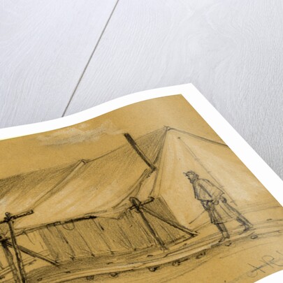 Adjutant Generals office head quarters, Army of the Potomac, 1863 ca. March by Alfred R Waud