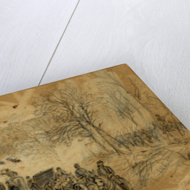 Victorious Advance of Genl. Sykes (regulars) May 1st 1863 by Alfred R Waud