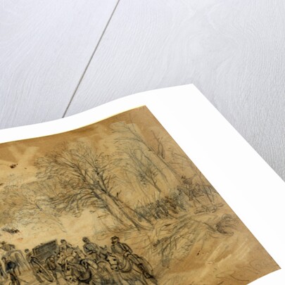 Victorious Advance of Genl. Sykes (regulars) May 1st 1863 by Alfred R Waud