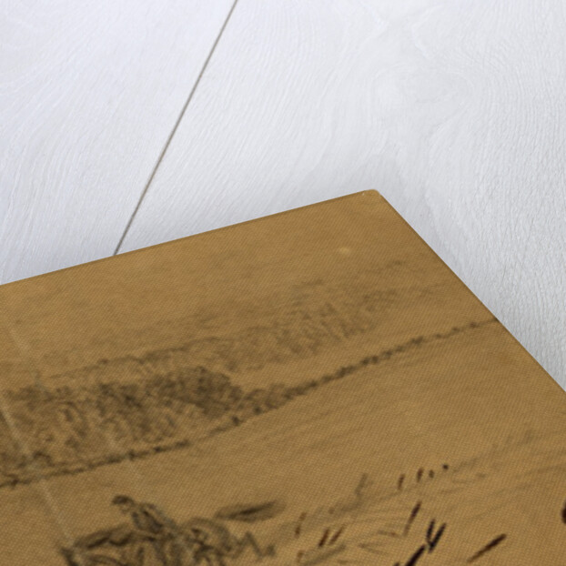 Rebel line in front of Sedgwick, Mine Run 1863, 1863 November 26-December 1 by Alfred R Waud