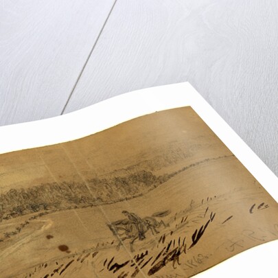 Rebel line in front of Sedgwick, Mine Run 1863, 1863 November 26-December 1 by Alfred R Waud