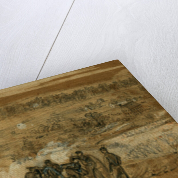 Fight at Kelly's Ford Sleepers battery, 1863 November 7 by Alfred R Waud