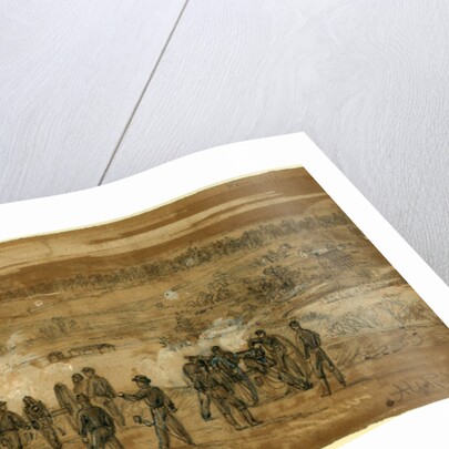 Fight at Kelly's Ford Sleepers battery, 1863 November 7 by Alfred R Waud