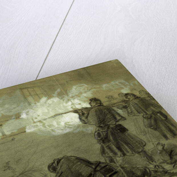 Bloody fight at Occoquan, Va, 1862 January 29 by Alfred R Waud