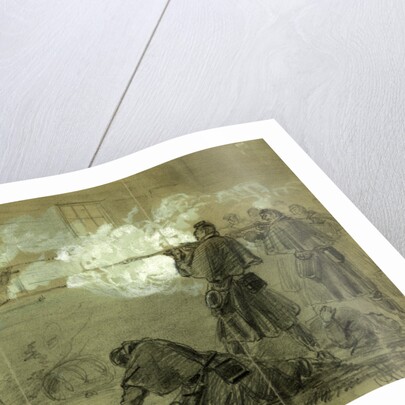 Bloody fight at Occoquan, Va, 1862 January 29 by Alfred R Waud