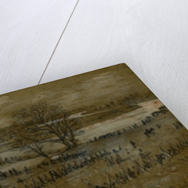 Bridges built for Reynolds Corps, sketched from Rebel rifle pits, 1863 April 28-30 by Alfred R Waud